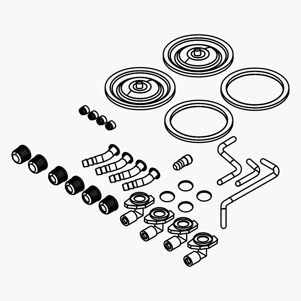 Vacuum pump maintenance kit